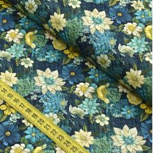 Tecido Estampado Para Patchwork - Clube Mais Criativo : Floral (0,50x1,40)