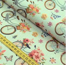 Tecido Estampado Para Patchwork - Bicicletas Pano Pra Mangga : Bike (0,50x1,40)