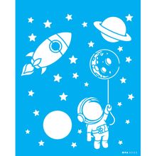 Stencil Opa 20 x 25 cm - Infantil Austronauta- 3523