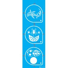 Stencil Opa 10 x 30 cm - Pinta Rosto Menino - 3509