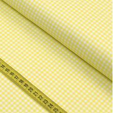Tecido Tricoline Xadrez : Composê Azul Amarelo (0,50X1,50)