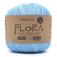 Linha Flora Fischer 505 metros - 100% Algodão 3002 céu
