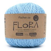 Linha Flora Fischer 505 metros - 100% Algodão 3002 céu