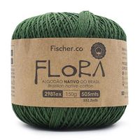 Linha Flora Fischer 505 metros - 100% Algodão 3015 musgo