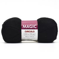 Fio Magic Círculo 100g 8990 - preto