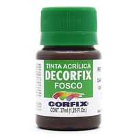 Tinta Acrílica Decorfix Fosca 37ml - Corfix 354 dark chocolate