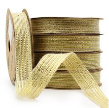 Fita de Juta com Lurex Dourado 20mm com 10 Metros - Fitas Progresso