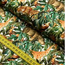 Tecido Estampado Para Patchwork - Savannah : Animals Compose (0,50x1,40)