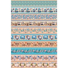 Tecido Estampado para Patchwork - Saint Tropez Joana Borga : Barrados De Faixas (0,50x1,40)