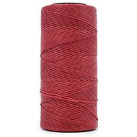 Cordão Encerado Círculo 1mm - 150 Metros 25 vermelho