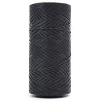 Cordão Encerado Círculo 1mm - 150 Metros 11 preto