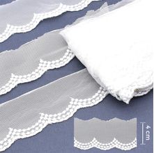 Bordado Inglês em Tule artePunto BT019 Off-White 4 cm - 13,7 metros