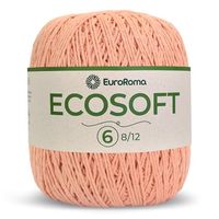 Barbante Ecosoft EuroRoma nº06 422g 700 salmão