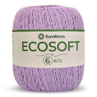 Barbante Ecosoft EuroRoma nº06 422g 600 lilás claro
