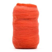 Lã Merino para Feltragem 25g - Fios da Fazenda F24 vermelho carmim