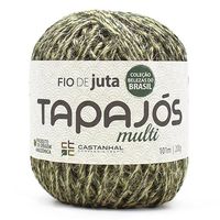 Fio de Juta Tapajós Multi 200g - 101 Metros Verde musgo