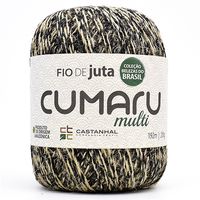 Fio de Juta Cumaru Multi 200g - 192 Metros Preto