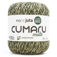 Fio de Juta Cumaru Multi 200g - 192 Metros Verde musgo