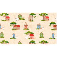 Tecido Estampado para Patchwork - Encantos Do Sul Por Cheila Maciel : Casa Com Araucária  (0,50x1,50)