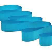 Fita de Cetim Nº 01 7mm com 10 Metros - Fitas Progresso - 2 213 - azul turquesa