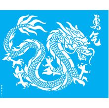 Stencil Opa 20 x 25 cm - Oriental Dragão - 3549