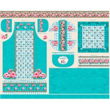 Tecido Estampado para Patchwork - Flower love Por Cris Polleto : Avental Tifany (1,15x1,40)