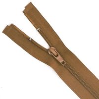 Zíper de Nylon Destacável - 45 cm 856 castanha