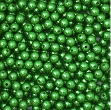 Pérola 6mm com Furo Verde - 250g