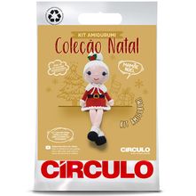 Kit Amigurumi Natal 2024 Circulo - Mamãe Noel