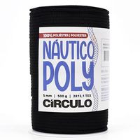 Fio Náutico Poly Círculo 5mm - 500g 8990 - preto