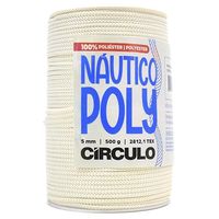 Fio Náutico Poly Círculo 5mm - 500g 1074 creme