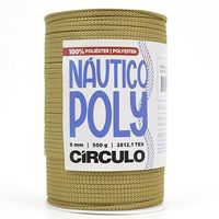 Fio Náutico Poly Círculo 5mm - 500g 7625 castanha