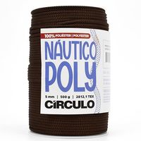 Fio Náutico Poly Círculo 5mm - 500g 7382 chocolate