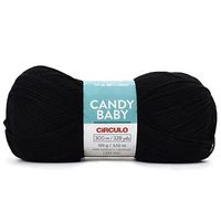 Fio Candy Baby Círculo 100g  8990 - preto