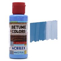 Betume Colors Acrilex - 60ml 560 - azul caribe