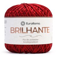 Linha Brilhante EuroRoma - 136 Metros 1000 vermelho