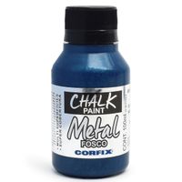 Tinta Chalk Paint Metal 100ml - Corfix  386 blue night