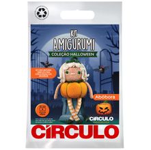 Kit Amigurumi Halloween 2024 Círculo - Abóbora
