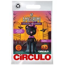 Kit Amigurumi Halloween 2024 Círculo - Gato