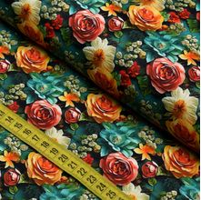 Tecido Estampado Para Patchwork -  Flores do Campo Cor 2766 (0,50X1,50)