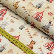 Tecido Estampado Para Patchwork - Circo Cor 2749 (0,50X1,50)