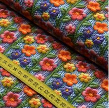 Tecido Estampado Para Patchwork - Floral Manual 2773 (0,50X1,50)