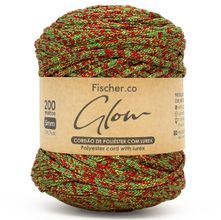 Fio Náutico Glow Lurex Fischer 5mm - Especial Natal  200 metros