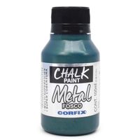 Tinta Chalk Paint Metal 100ml - Corfix  492 verde natal