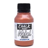 Tinta Chalk Paint Metal 100ml - Corfix  482 tangerina