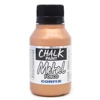 Tinta Chalk Paint Metal 100ml - Corfix  402 ouro velho