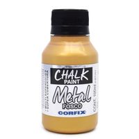 Tinta Chalk Paint Metal 100ml - Corfix  393 ouro