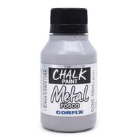 Tinta Chalk Paint Metal 100ml - Corfix  392 prata