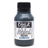 Tinta Chalk Paint Metal 100ml - Corfix  367 black green