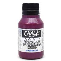 Tinta Chalk Paint Metal 100ml - Corfix  484 fuchsia